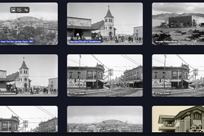 HistoryBoard mosaic of historic El Paso images.