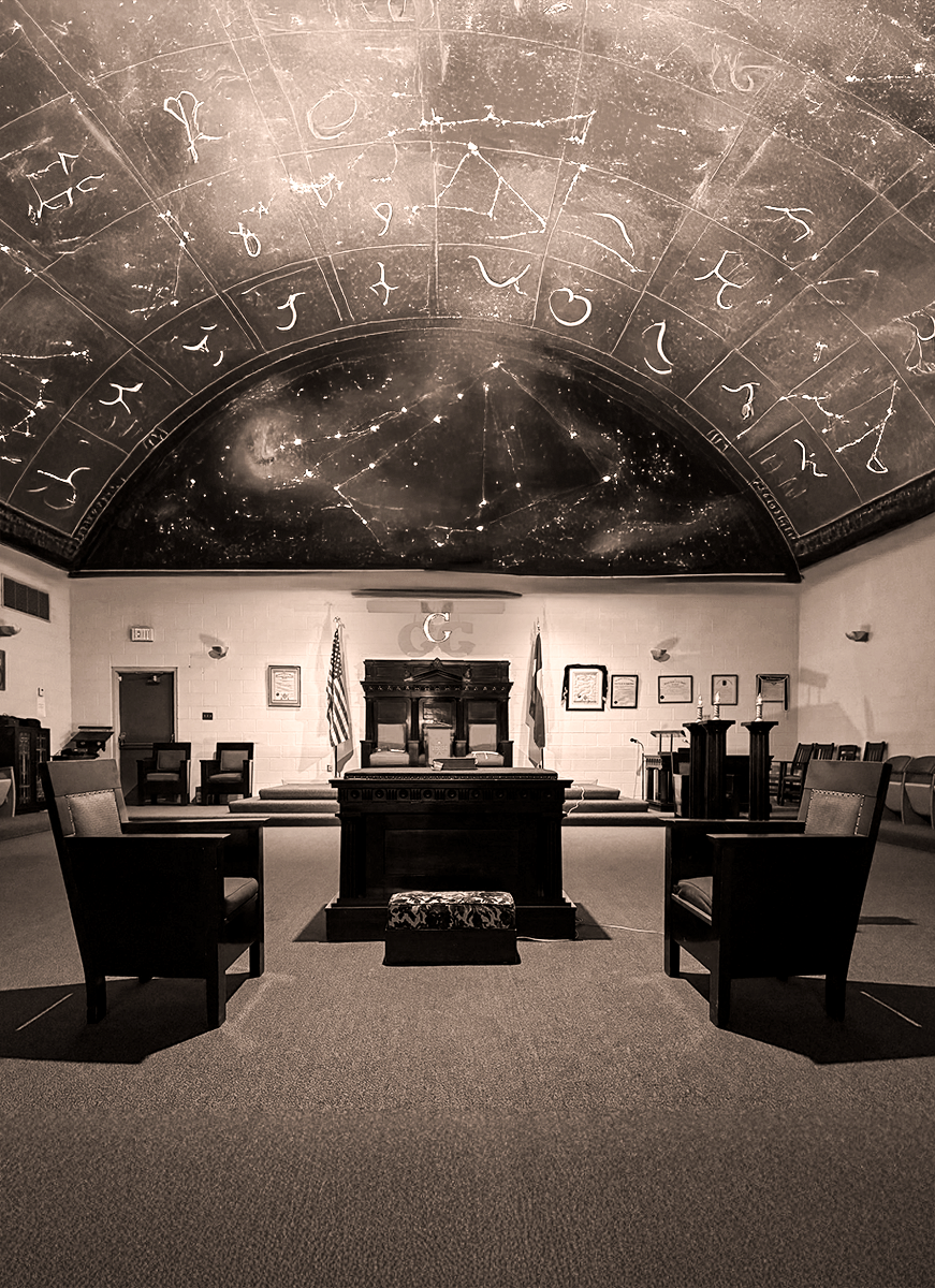 Interior of a lodgeroom